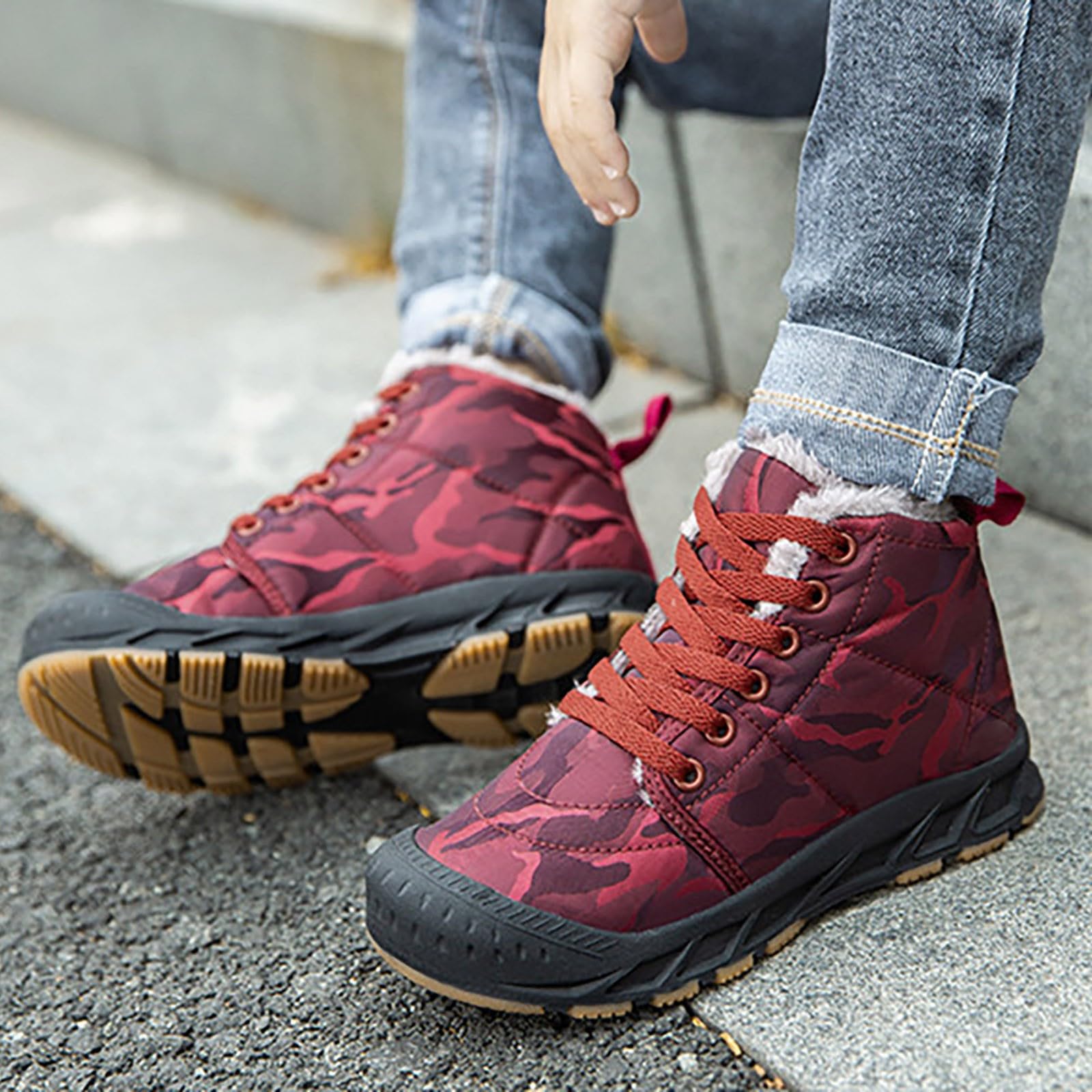 Ragazzi Scarpe per Bambini Stivali da Equitazione per Ragazzi e Ragazze Scarpe Traspirante Morbido Casual Stivali da Neve Design alla Moda Bottes de Printemps et d'Automne