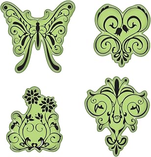 Inkadinkado Stamping Gear Cling Stamps, Butterfly Garden