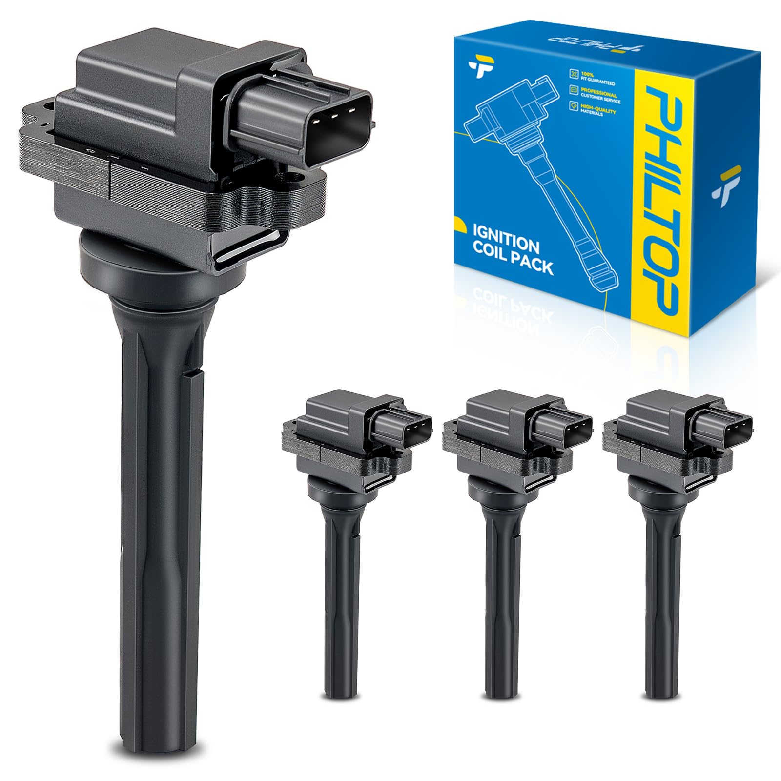 PHILTOP UF237 Ignition Coil Pack Fit for 2001 2003-2004 Chevy Tracker