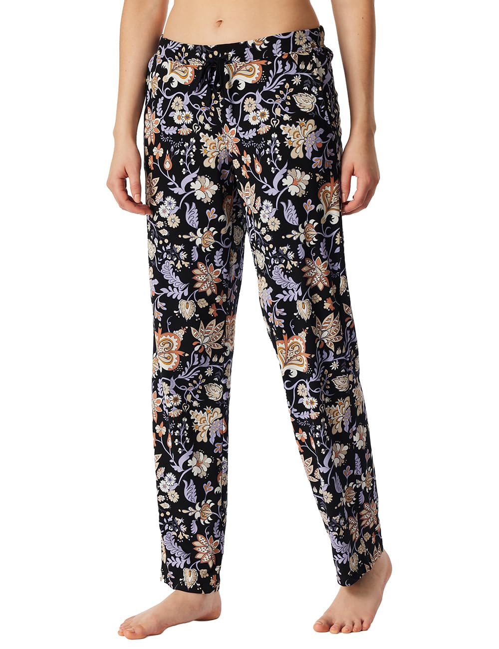 Schiesser Dolna część od piżamy Kobiety Schiesser Damen Schlafhose Lang Baumwolle - Mix + Relax