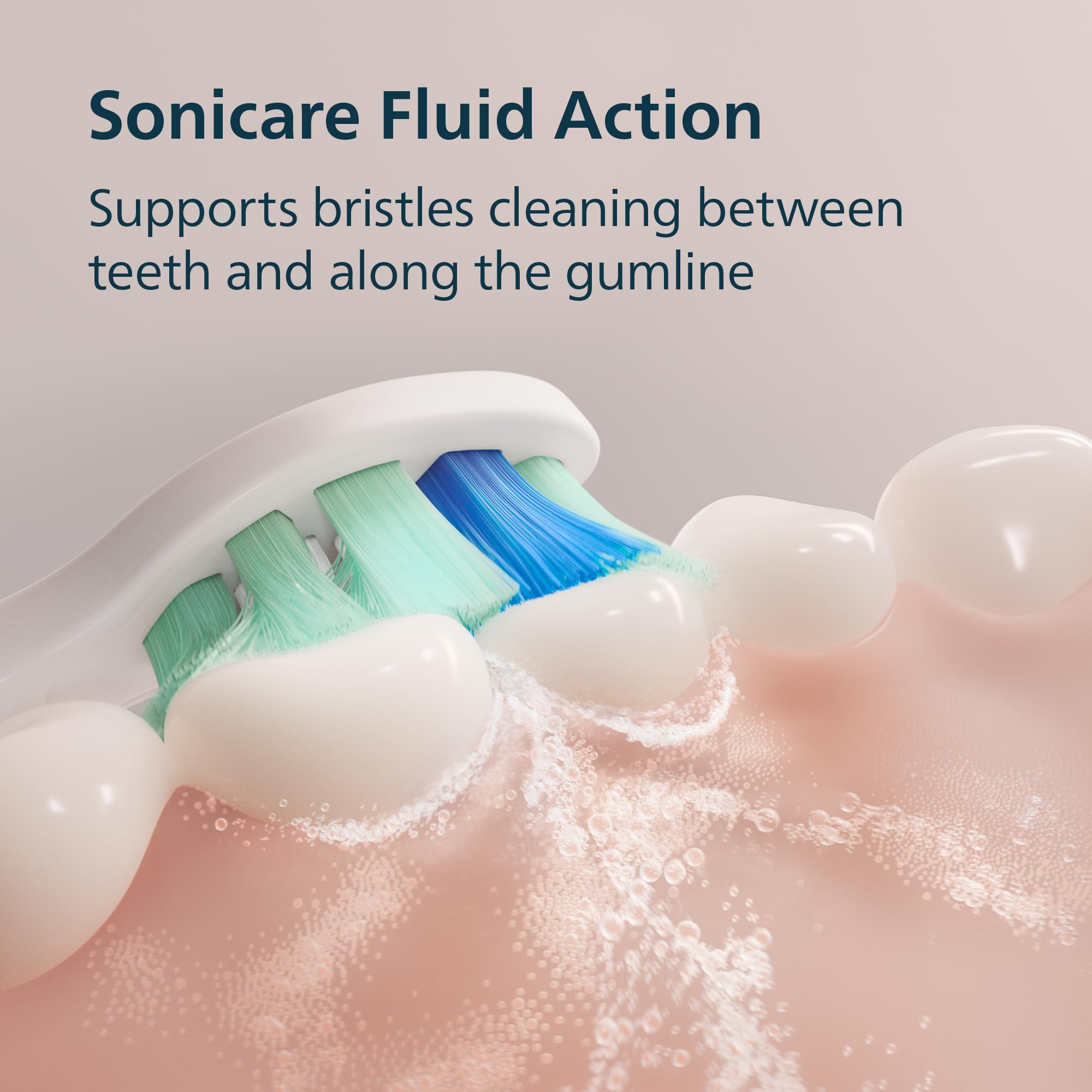 Philips Sonicare Spazzolino elettrico serie 4100, spazzolino sonico con sensore di pressione, 3 livelli di intensità, funzione EasyStart, SmarTimer e QuadPacer, autonomia di 14 giorni, nero, modello