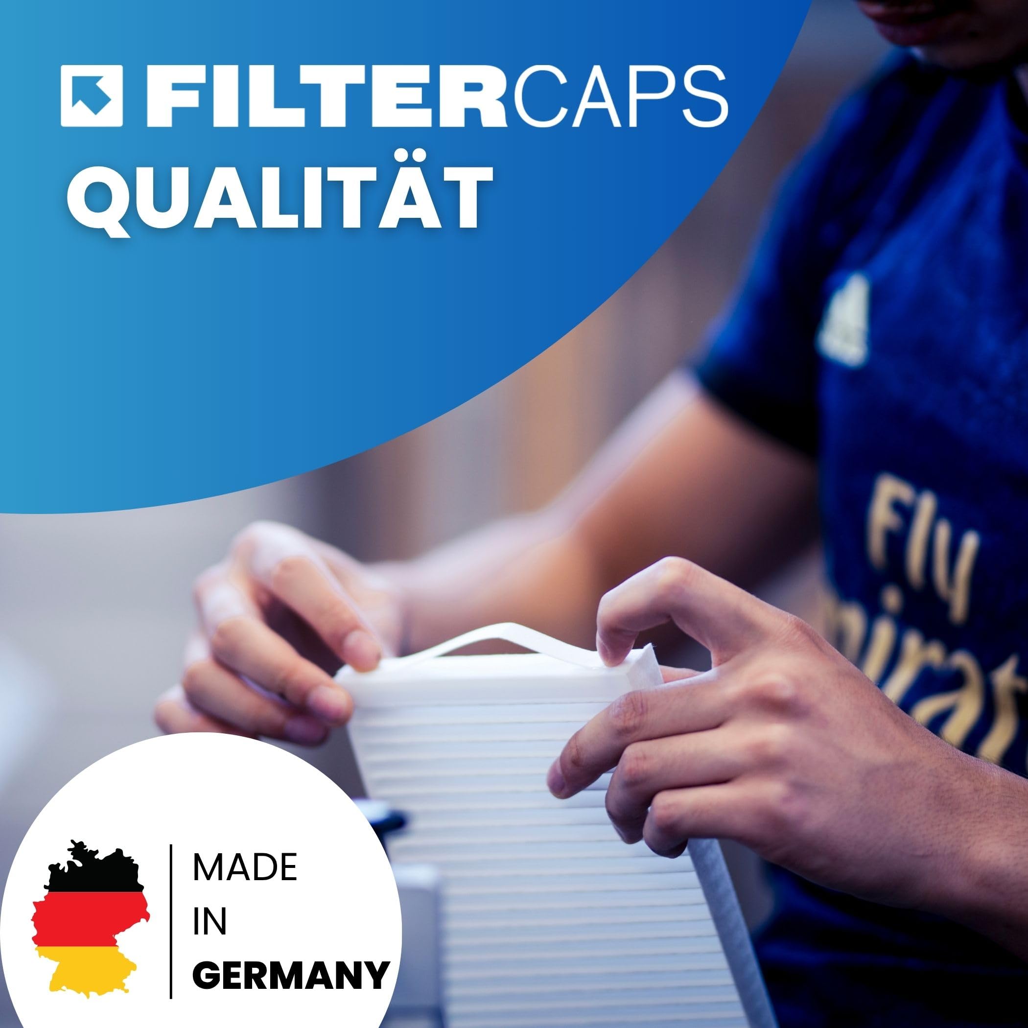 Ersatzfilter für Vaillant RecoVAIR 260, 360 Ersatzfilterset 2X G4, Ersetzt Filter Set G4/F7 360/260 /4, Luftfilter für KWL-Lüftungsanlage, Wohnungslüftung, 496 x 165 x 47 mm (G4)