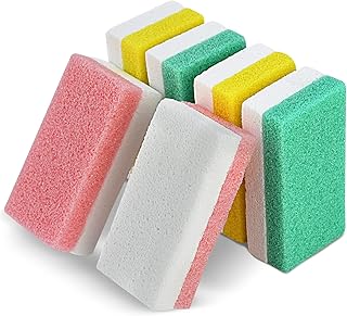 Foot Pumice Stone for Feet, 2 in 1 Double Sided Hard Skin Callus Remover Scrubber Pedicure Exfoliator Tool for Dead Skin P...