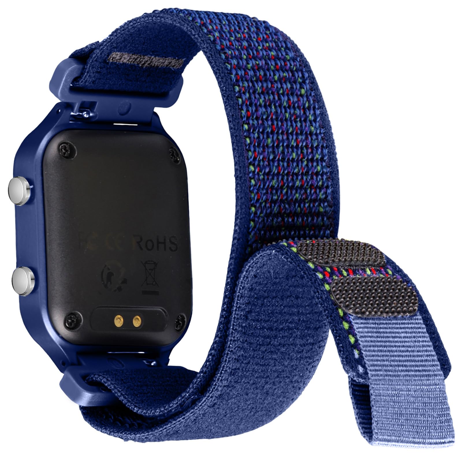 Timever Montre Digitale Enfant avec Chronomètre, Eclairage, 2 Alarme, Date,Podomètres Marche Non Connecté-Montres Sport pour Fille Garcon avec Bracelet en Nylon à Scratch