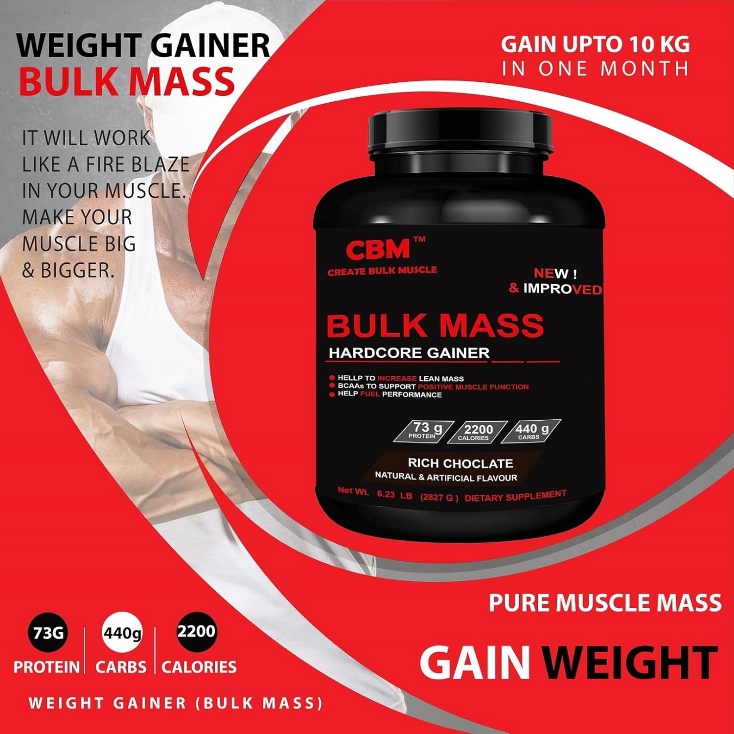 Buy Now Delicous Cookies And Cream Flavor Bulk Mass Gainer For 3 Buy Now Delicous Cookies And Cream Flavor Bulk Mass Gainer For
