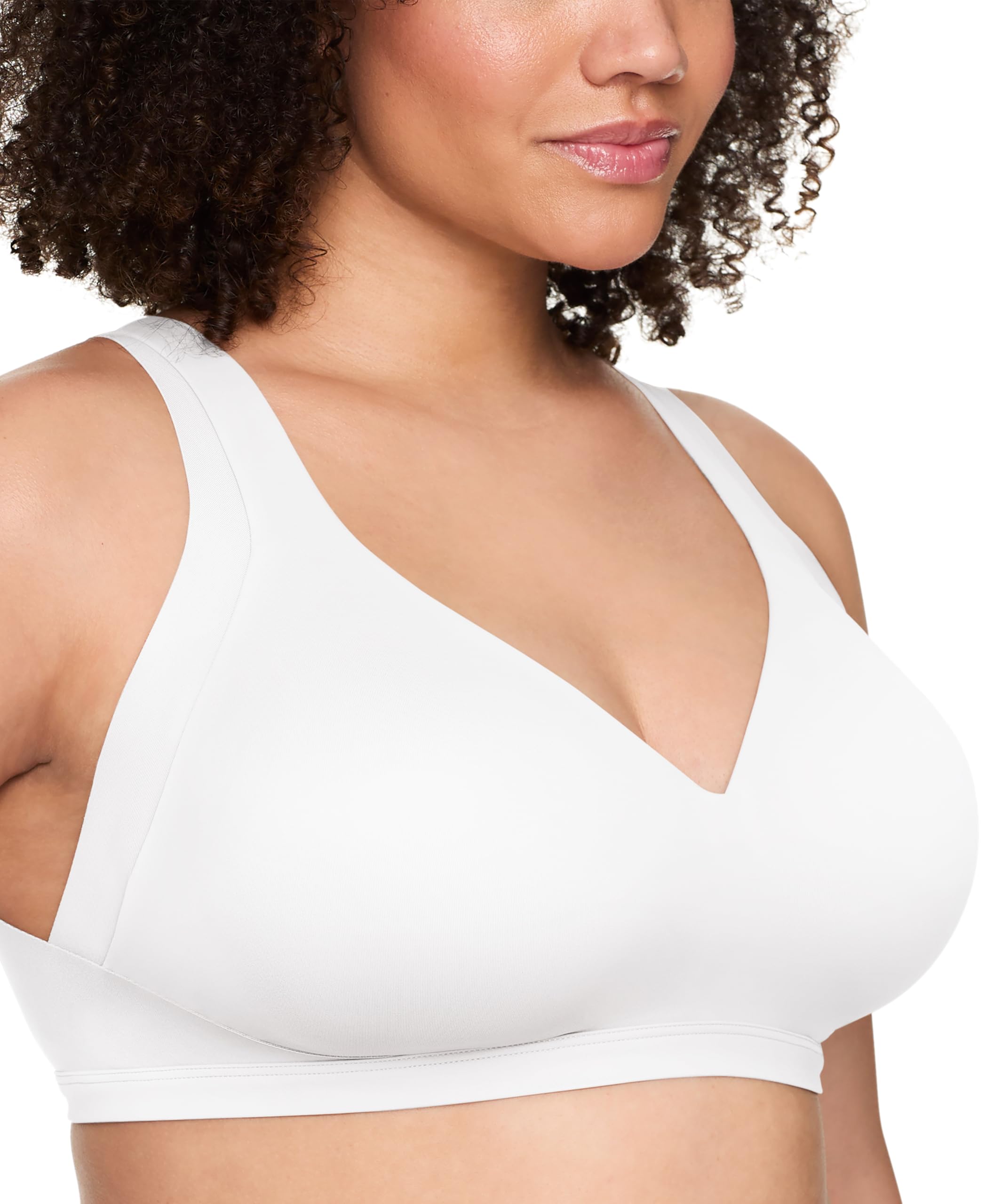 Warner's Womens No Side Effects Underarm and Back-Smoothing Comfort Wireless Lightly Lined T-Shirt Bra Ra2231a