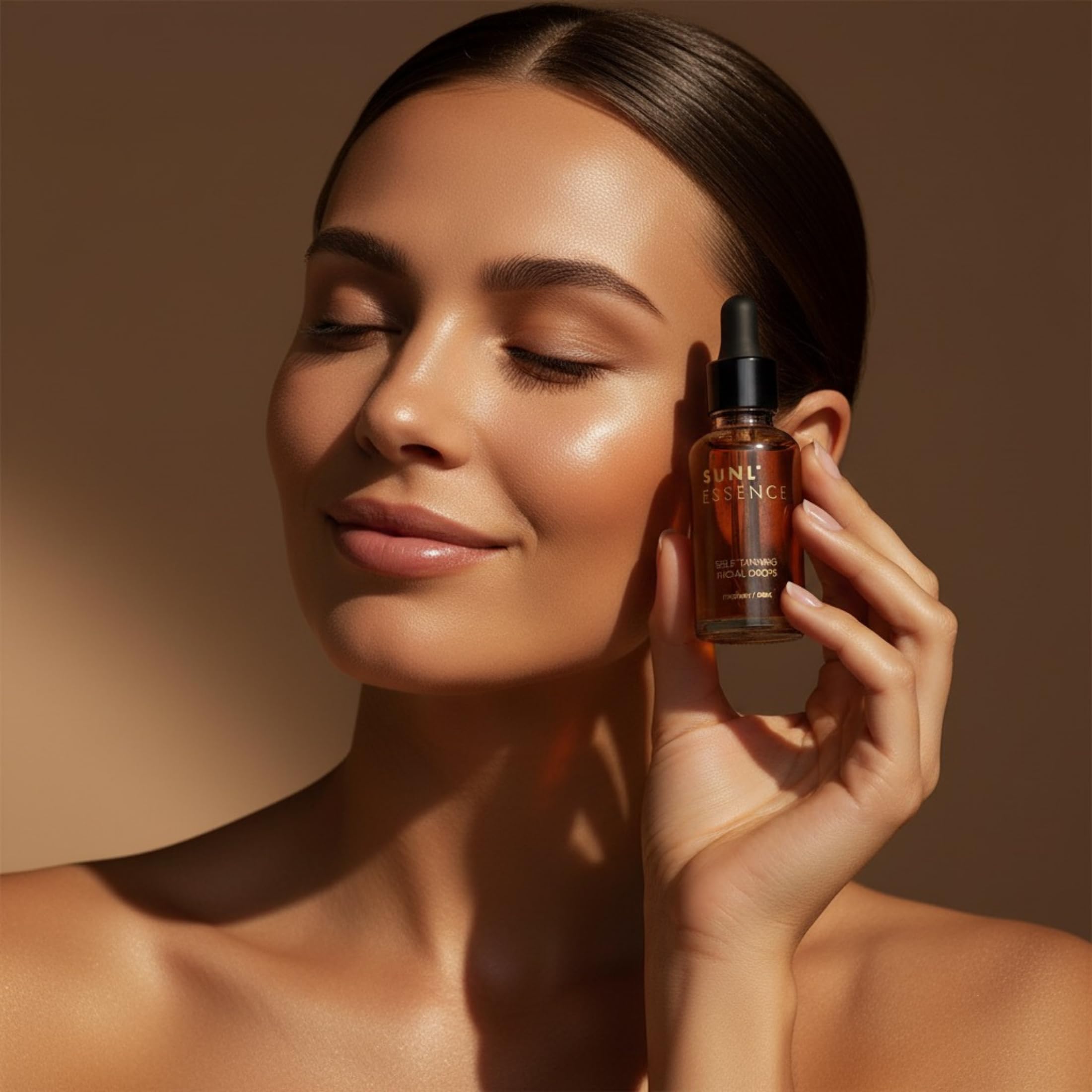Onyx Sunl’Essence Gocce Autoabbronzanti Viso - Concentrato Autoabbronzante da Miscelare con Crema - Effetto Naturale Modulabile Chiaro/Medio con Aloe e Acido Ialuronico | 30 ml