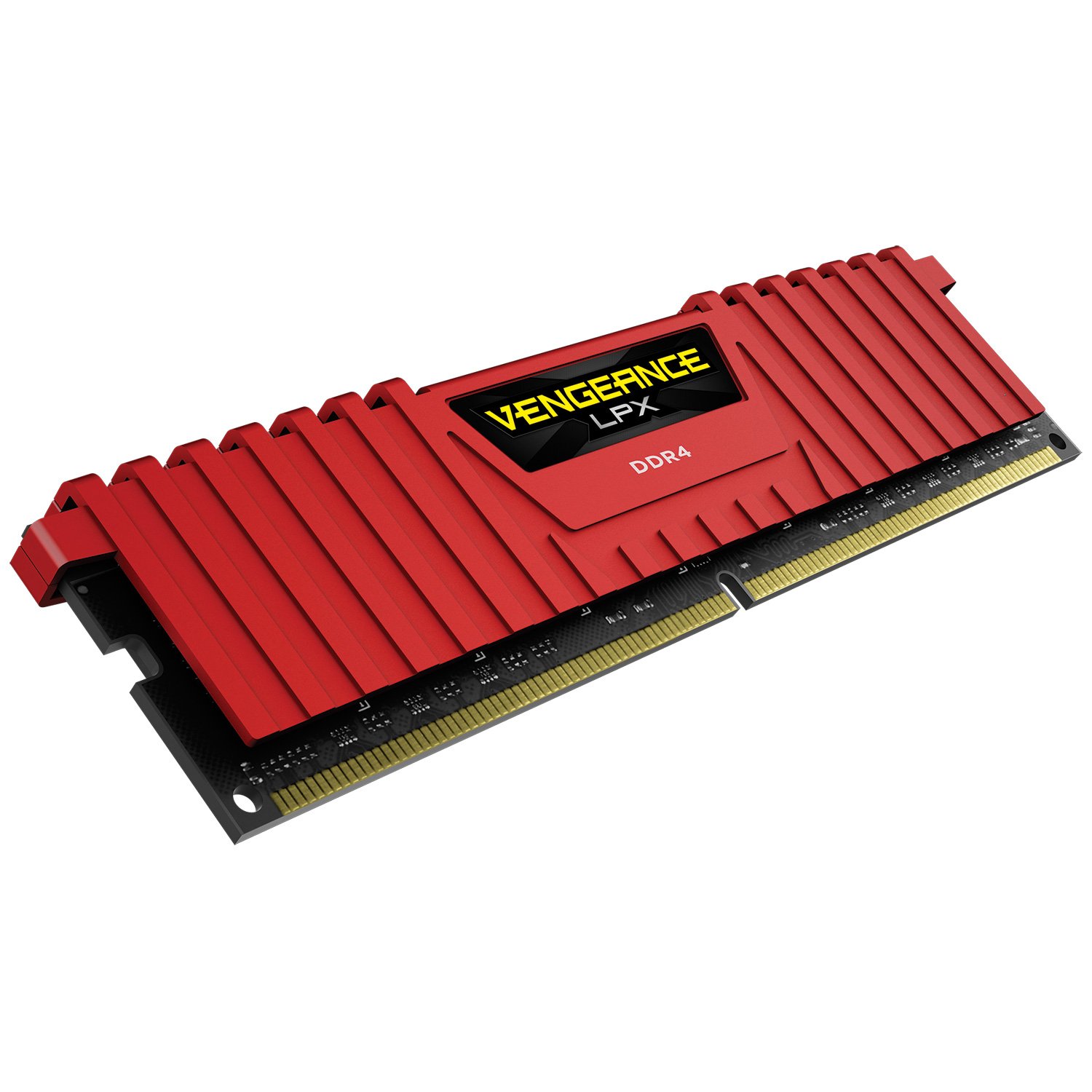 Corsair CMK16GX4M2A2133C13R Vengeance LPX 16 GB (2 x 8 GB) DDR4 2133 MHz C13 XMP 2.0 High Performance Desktop Memory Kit, Red — view 2