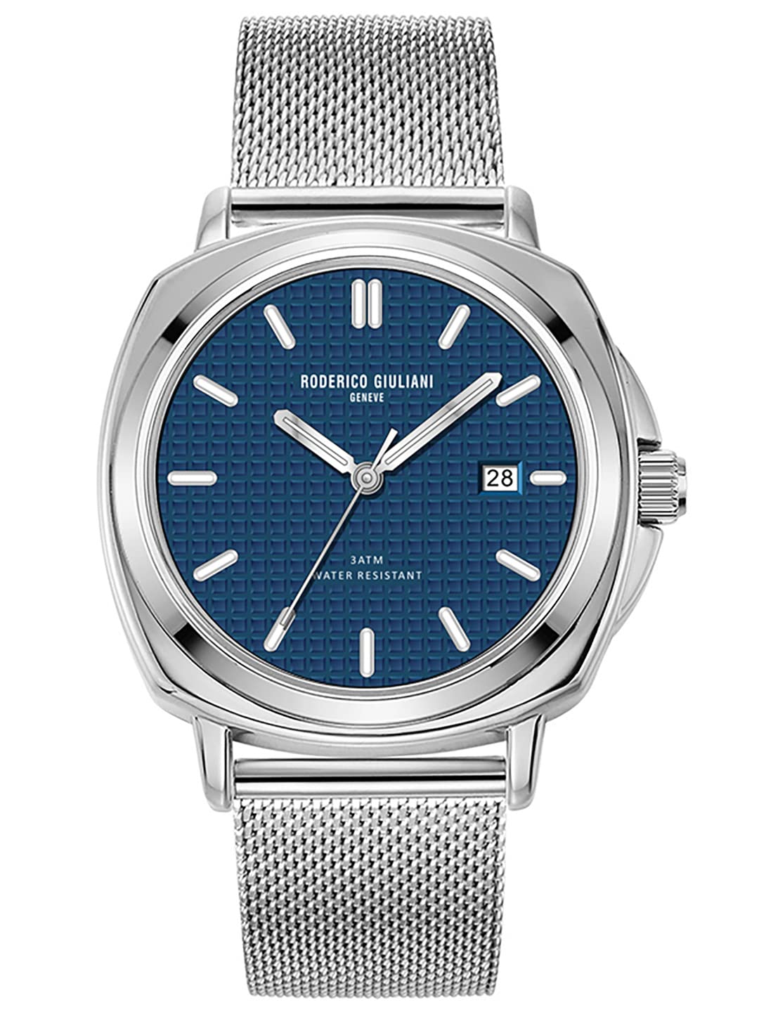 RODERICO GIULIANI Analog Blue DIAL Silver CASE Silver MESH Strap Mens Watch MMSA-7501 (B0BF5V39B7) Amazon Price History, Amazon Price Tracker