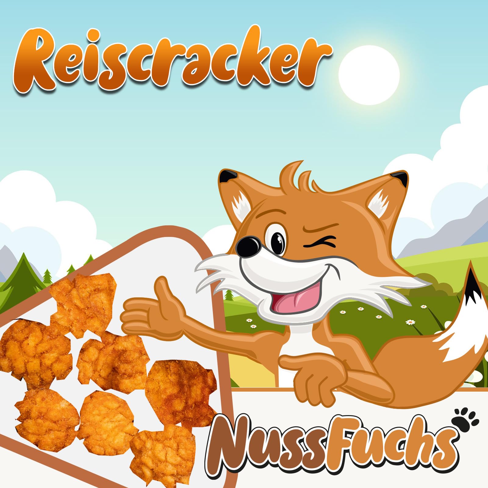 Reiscracker scharf 1,5kg | Asiatische Reiscracker mit Chili-Geschmack | würzig, pikant & knusprig | Reissnack frittiert mit Sojasoße | ungezuckert, Snack für zwischendurch – vegan