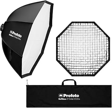 Profoto Softbox 4-Feet Octa Quick Set-Up Light Modifier with Diffuser White Interior Bundle with Softgrid 4-Feet Octa 2 Items