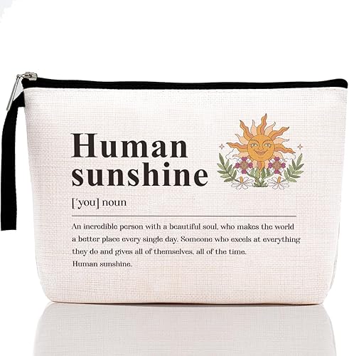 Bolsa de maquillaje con definición de cuidado personal, regalos para mujeres, jefas, compañeras de trabajo, amigos, terapeuta, inspirador, disponible en Yaxa Colombia