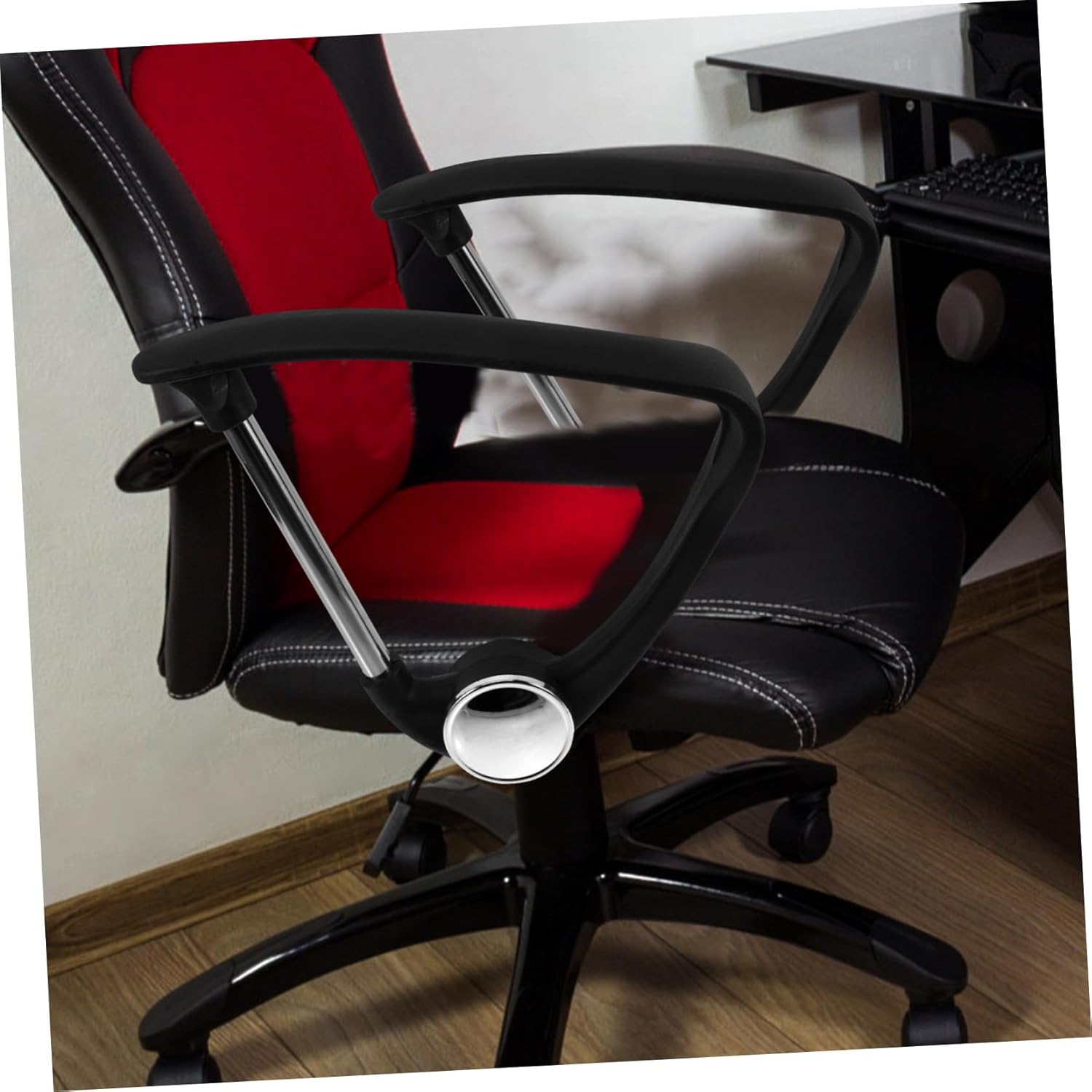 Ergonomic Office Chair Armrest Covers Adjustable Armrest Cushion for Desk Chairs Memory Foam Arm Rest Pads for Gaming and Office Use