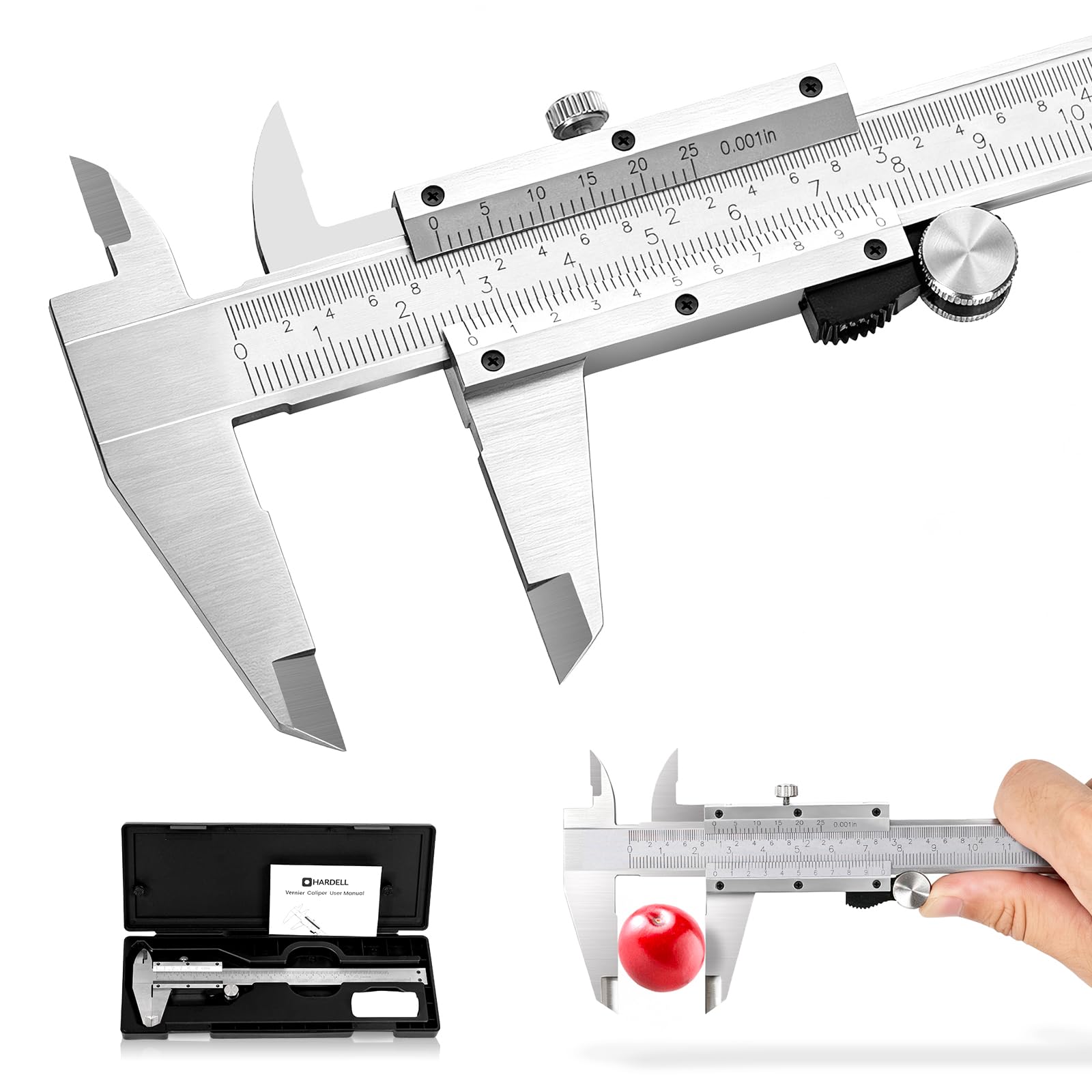 HARDELL Vernier Calipers - Precise Measurement Tool -1 HARDELL Vernier Calipers - Precise Measurement Tool -1
