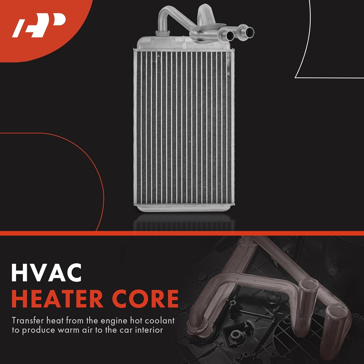 A-Premium HVAC Heater Core Compatible with Cadillac XLR 2004-2009 & Chevy Corvette 2005-2019