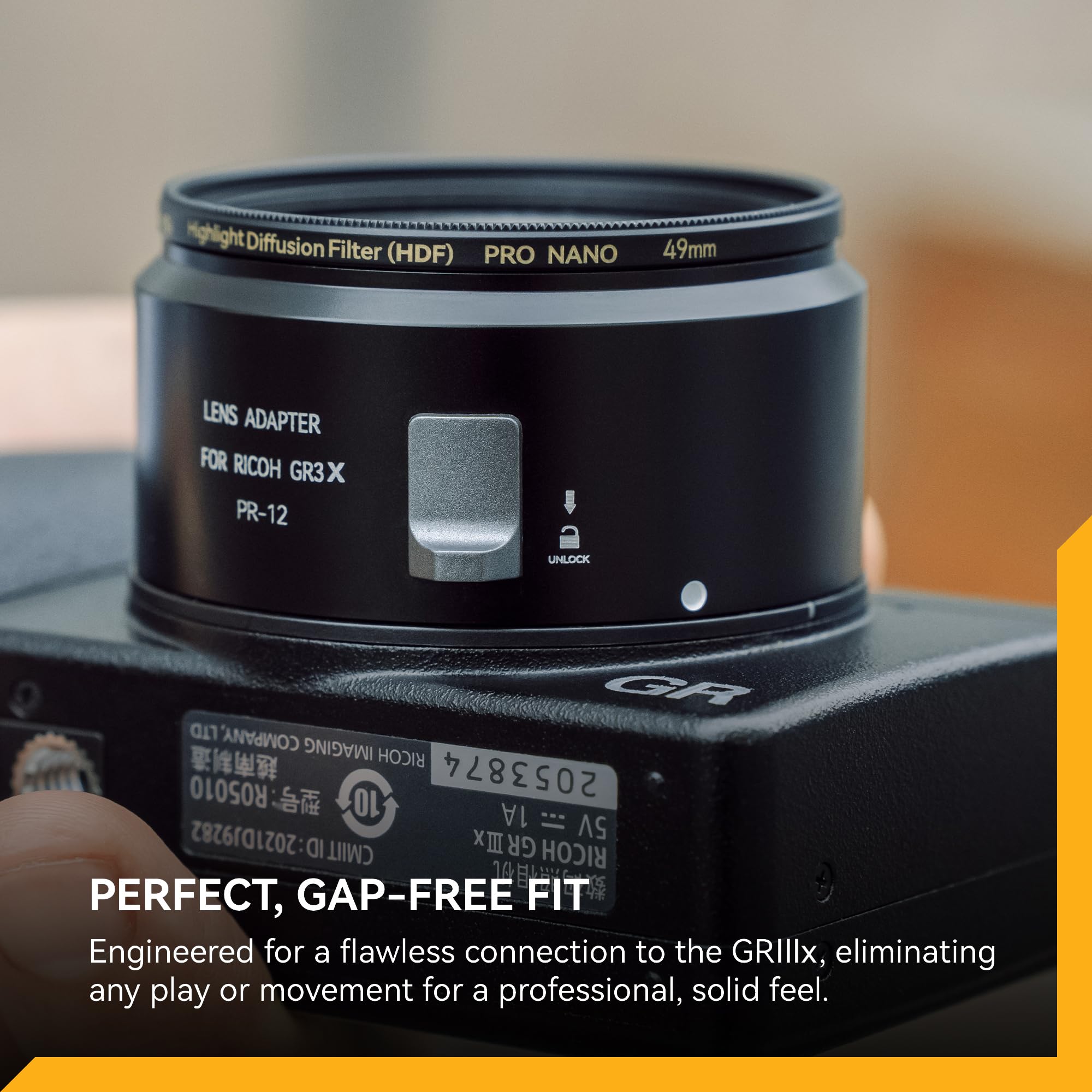 Amazon | NiSi RICOH GR IIIx用レンズアダプター PR-12 | カメラ用
