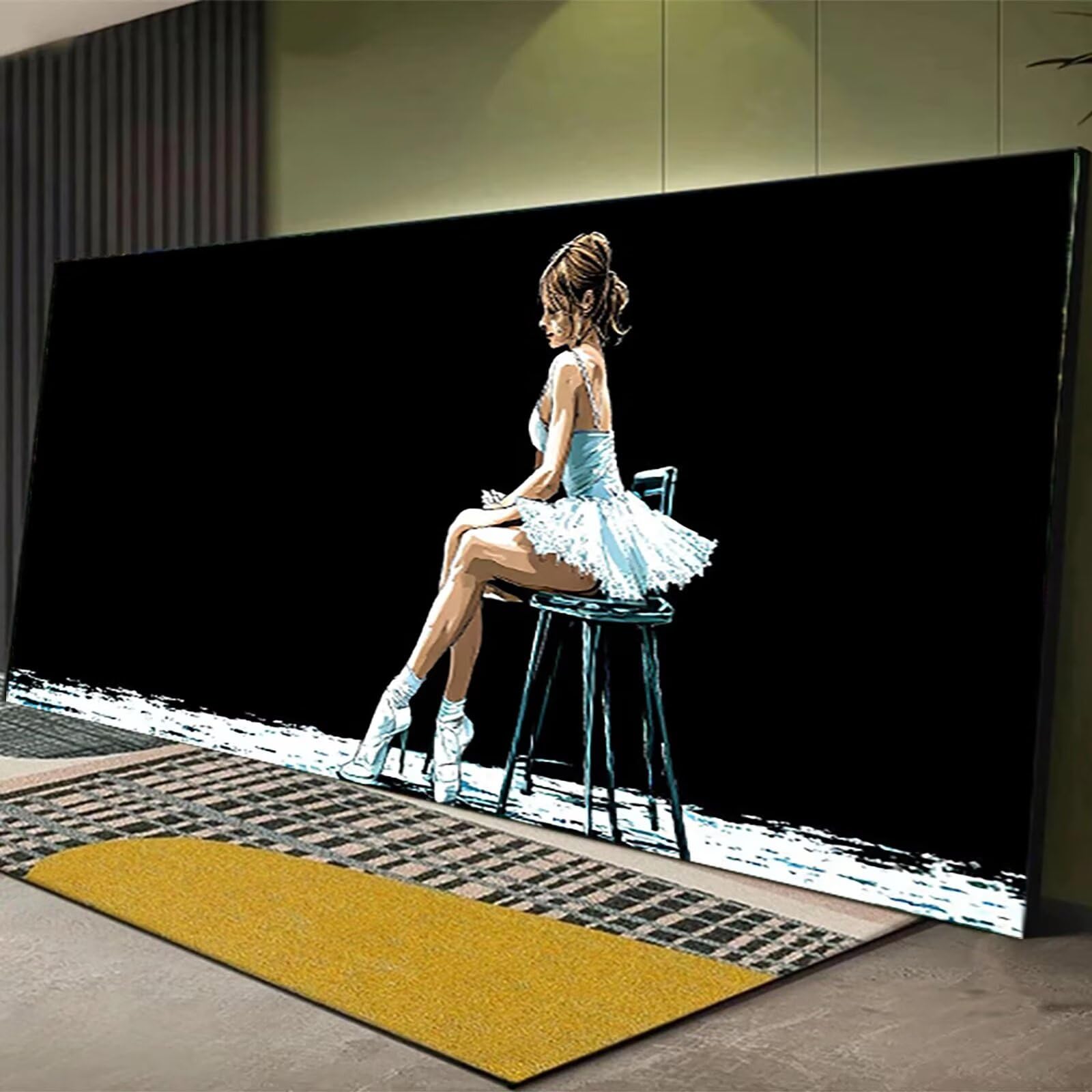Malen nach Zahlen Kinder Ballett Malen Nach Zahlen Erwachsene, Geschenke für Mädchen Junge Bastelset Set, Malen nach Zahlen Frau | Malen nach Zahlen Ohne Rahmen, (60x120cm) Bastelset Erwachsene 1-J
