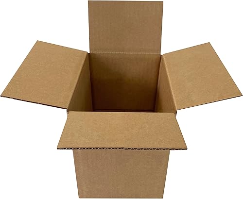 Cajas de embalaje corrugadas para correo y envío - paquete de 25 (6 x 4 x 4 pulgadas / paquete de 25)