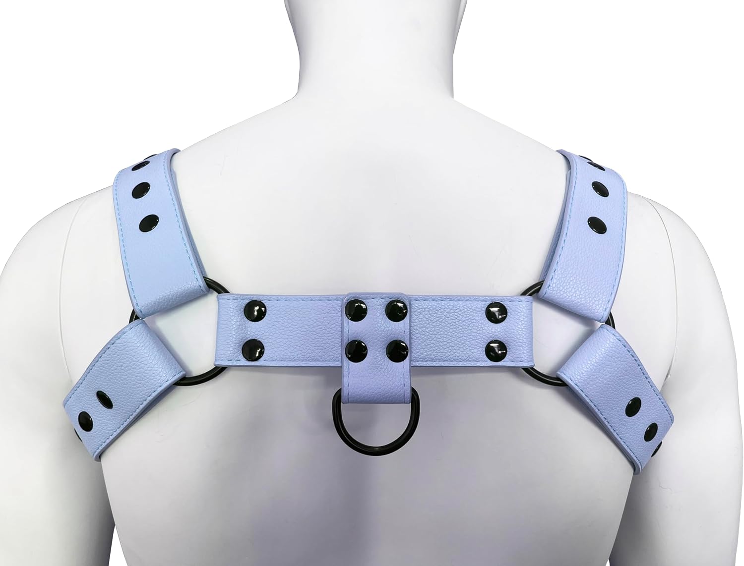 Harness for Men Adjustable Body Chest Harness Belt Clubwear for Halloween Christmas (Lake Blue)
