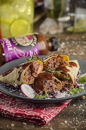 Miniatura 6 de Tia Lupita Salsas picantes Made by Hand en lotes pequeños, sin gluten, sin OMG, sin azúcar, bajas en sodio, keto, sin carbohidratos, chipotle, 8