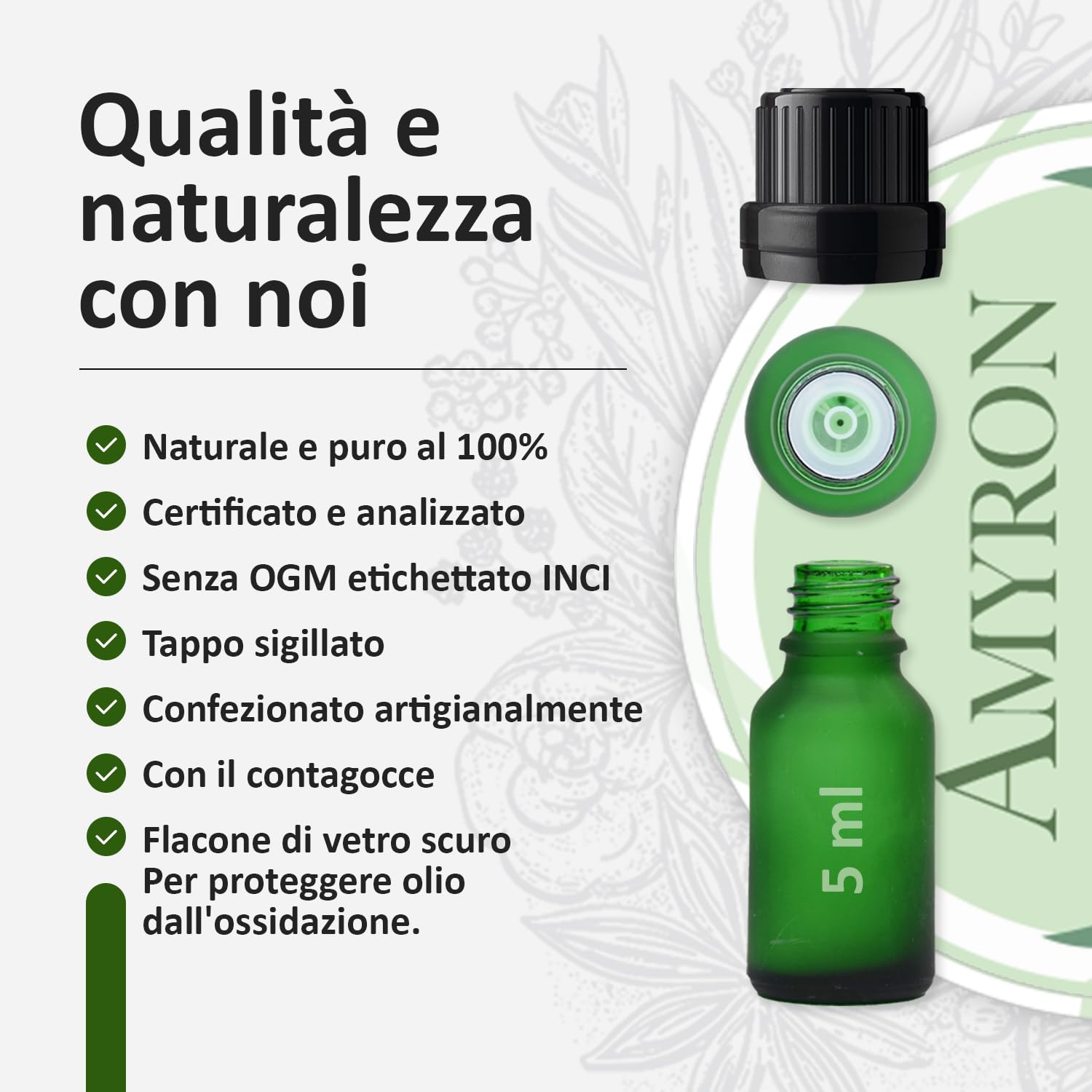 Set di Oli Essenziali Naturali per Aromaterapia | Fragranza Ambiente | Anice stellato | Cajeput | Incenso/Franchincese | Ginepro Bacche | Bergamotto | Eucalipto | Ideale Per Diffusore.
