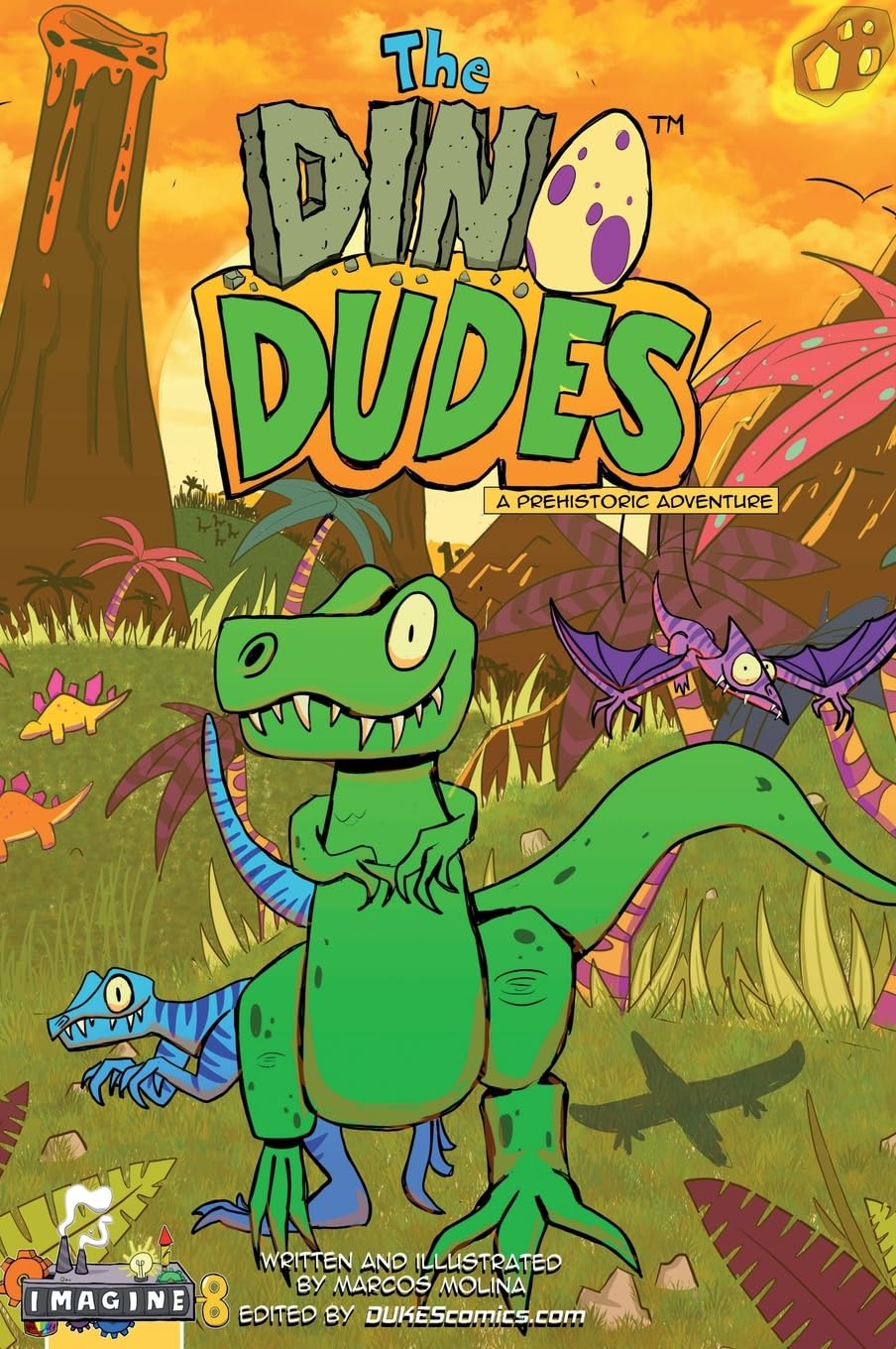 The Dino Dudes A Prehistoric Adventure      Hardcover – April 20, 2025