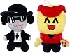 Forsaken Chance Plush Toy -20cm Cute Stuffed Plush Figure Pillow Doll Charming Stuffed Animal Adorable Game Characters Plushie for Collectors Video Game Fans Gifts (2PS)