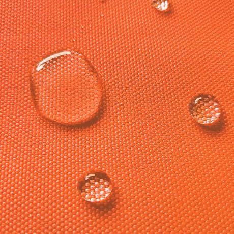 High-Durability Waterproof Canvas Fabric in Radiant Orange