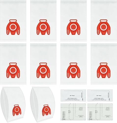 Paquete de 10 bolsas de vacío 3D Airclean FJM compatibles con Miele