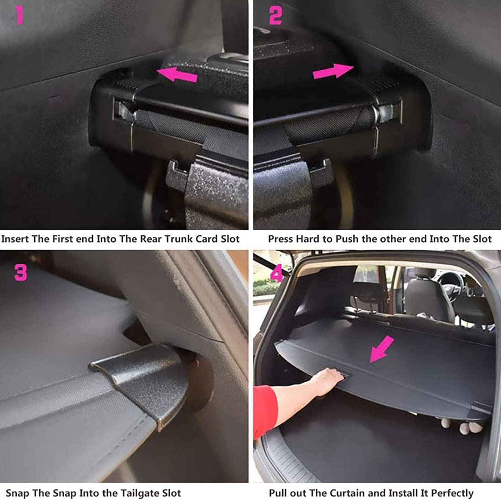 Laderaumabdeckung Kofferraum Abdeckung Rollo Einziehbar Für Mercedes Benz GLK X204 2008-2018