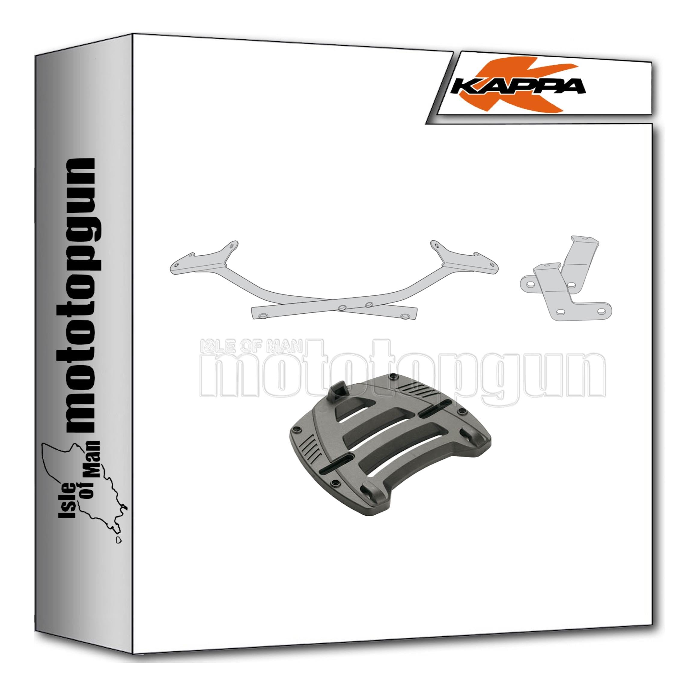 Soporte Kappa Monokey para maleta de BMW K 1200 GT 2003 2004 3
