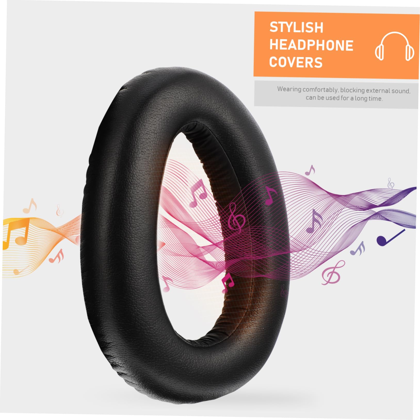 jojofuny 3 Paia Cuffie orecchie headphones Ricambio cuffie nero cuffiette bloototh suono EAR PAD per MB660 Cuscolo dell'orecchio in cuffia per PXC550 Schiuma di memoria Black