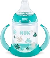 Vista 6 de NUK Vaso para aprendices, 5 onzas, paquete de 2, nubes y estrellas, sin BPA, a prueba de derrames