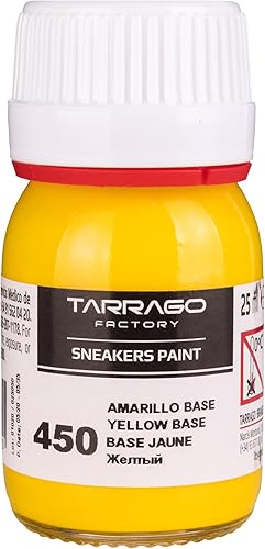 Tarrago Pintura de cuero para zapatillas, pintura acrílica para zapatos, para tenis, botas, bolsos, mate, flexible, cobertura perfecta
