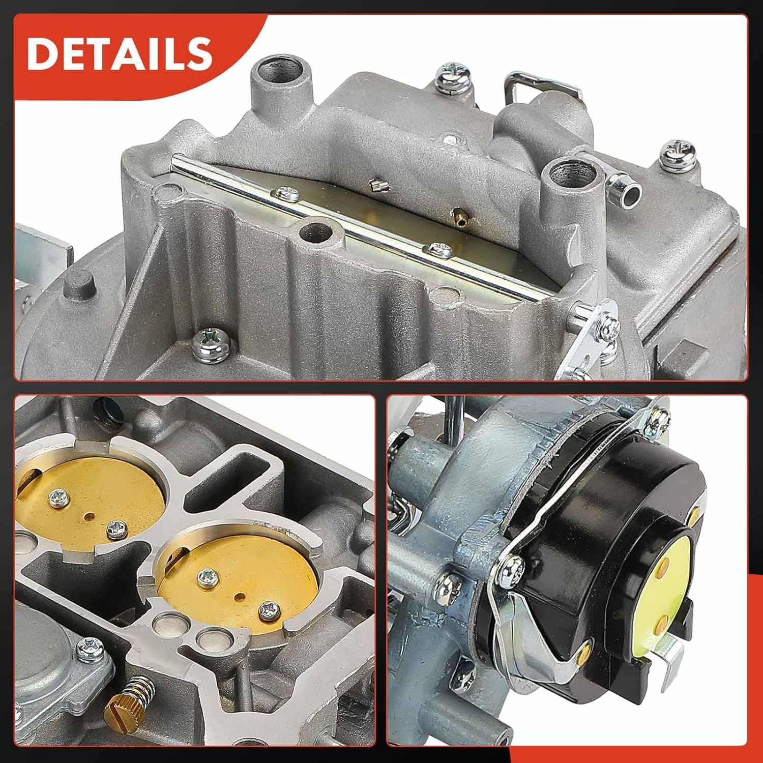 A-Premium 2 Barrel Carburetor Carb 2100 2150 A800 Compatible with Ford 289 302 351 Cu F100 F250 F350 & Jeep Engines 360 Cu Mustang Wagoneer Electric Choke