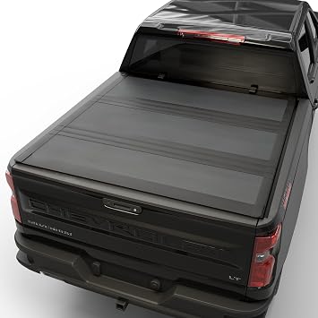 Low Profile Tri-fold Truck Bed Tonneau Cover Compatible with 20192026 Chevy/GMC Silverado/Sierra 1500 | 67" 79.4" Bed | CFLPX030