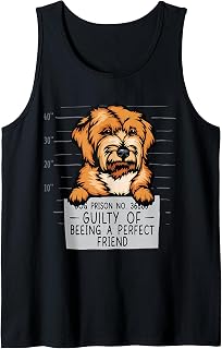 Mini Golden Doodle Puppies Pet Dog Mini Goldendoodle Tank Top