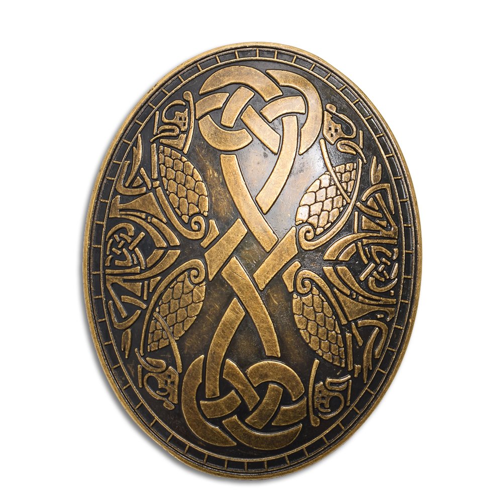GRACEART Viking Broche Médiévale (1 paire)