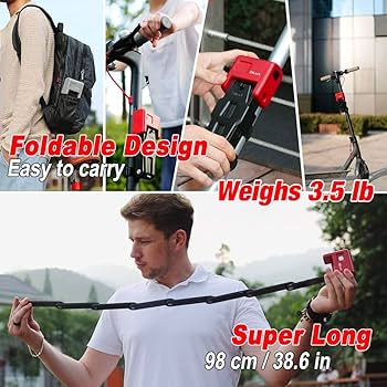 Amazon.co.jp: ZiiLock X スマート折りたたみ自転車ロック 指紋