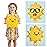WERNNSAI Sun Pinata-Sunshine Party Decorations pull string Sun Pinata with Blindfold and Bat for Girls Kids Sun Brithday Baby Shower Summer Party Game Supplies