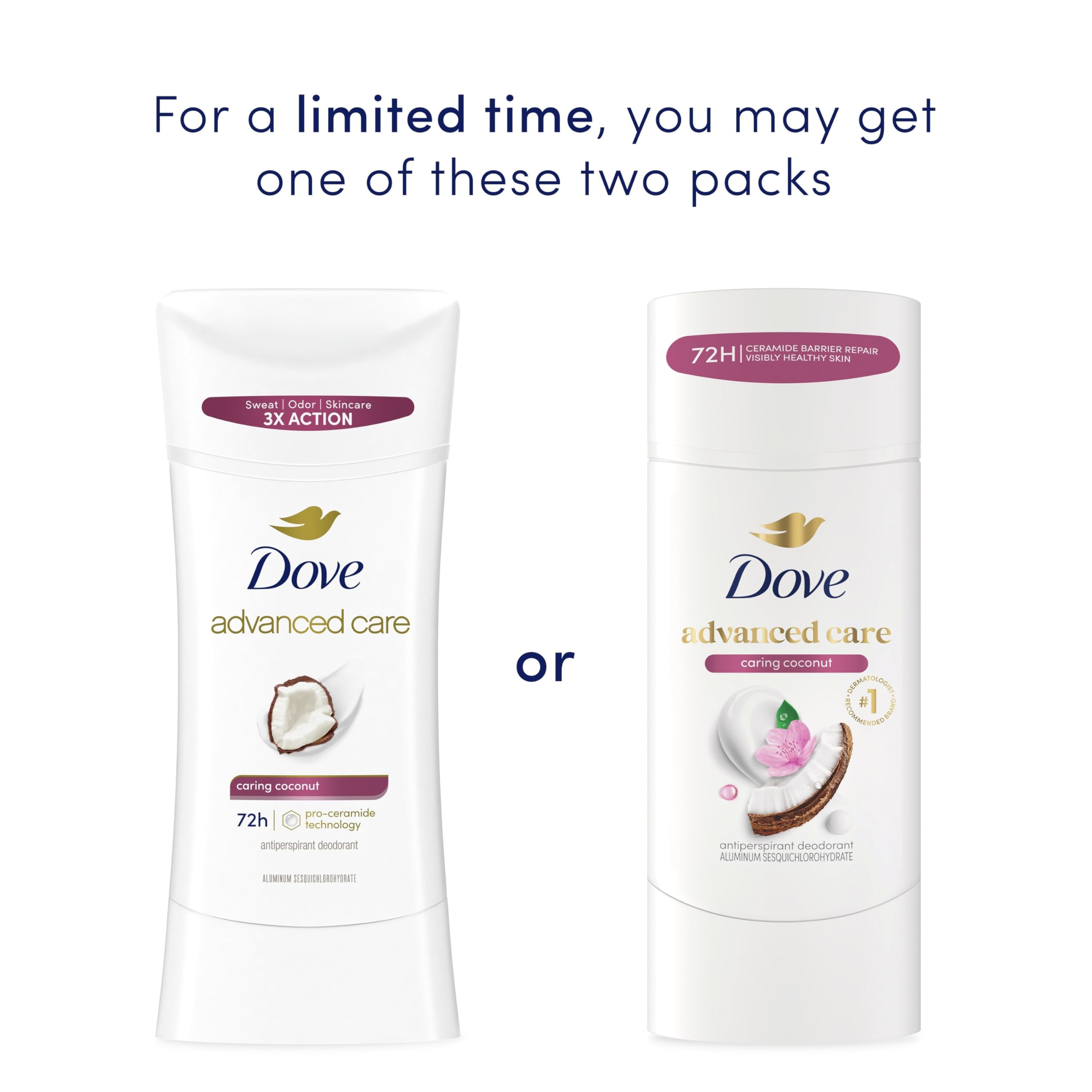 Dove Advanced Care 2.6 oz Antiperspirant Deodorant Stick