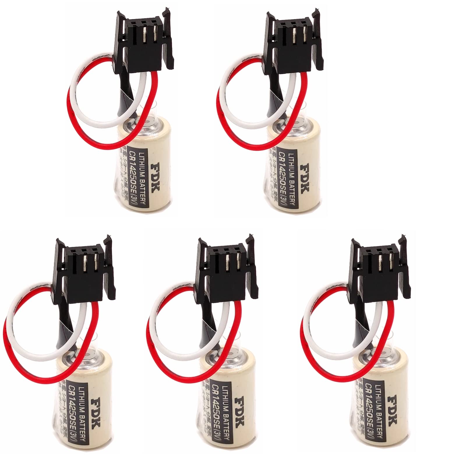 Amazon.com: 5-Pack 3V CR14250SE Replacement PLC Battery for FDK