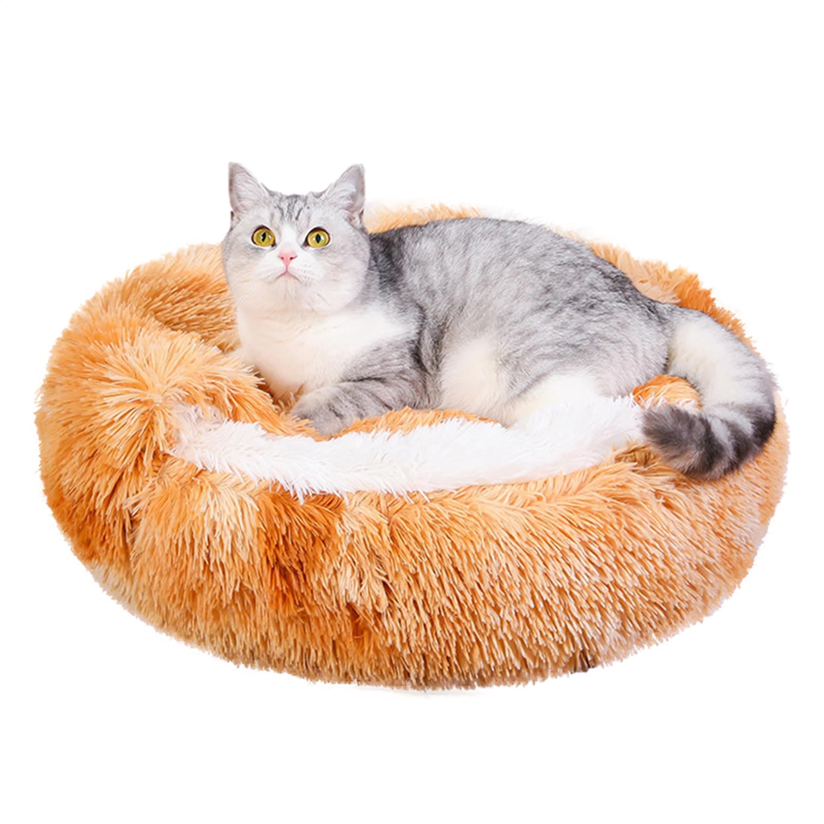 Genérico Camas para Gatos para Gatos de Interior - Camas para Mascotas para,Casa para con Fondo Antideslizante, Cama de Felpa Suave para Perros, Cama Cueva para, Suministros para Mascot
