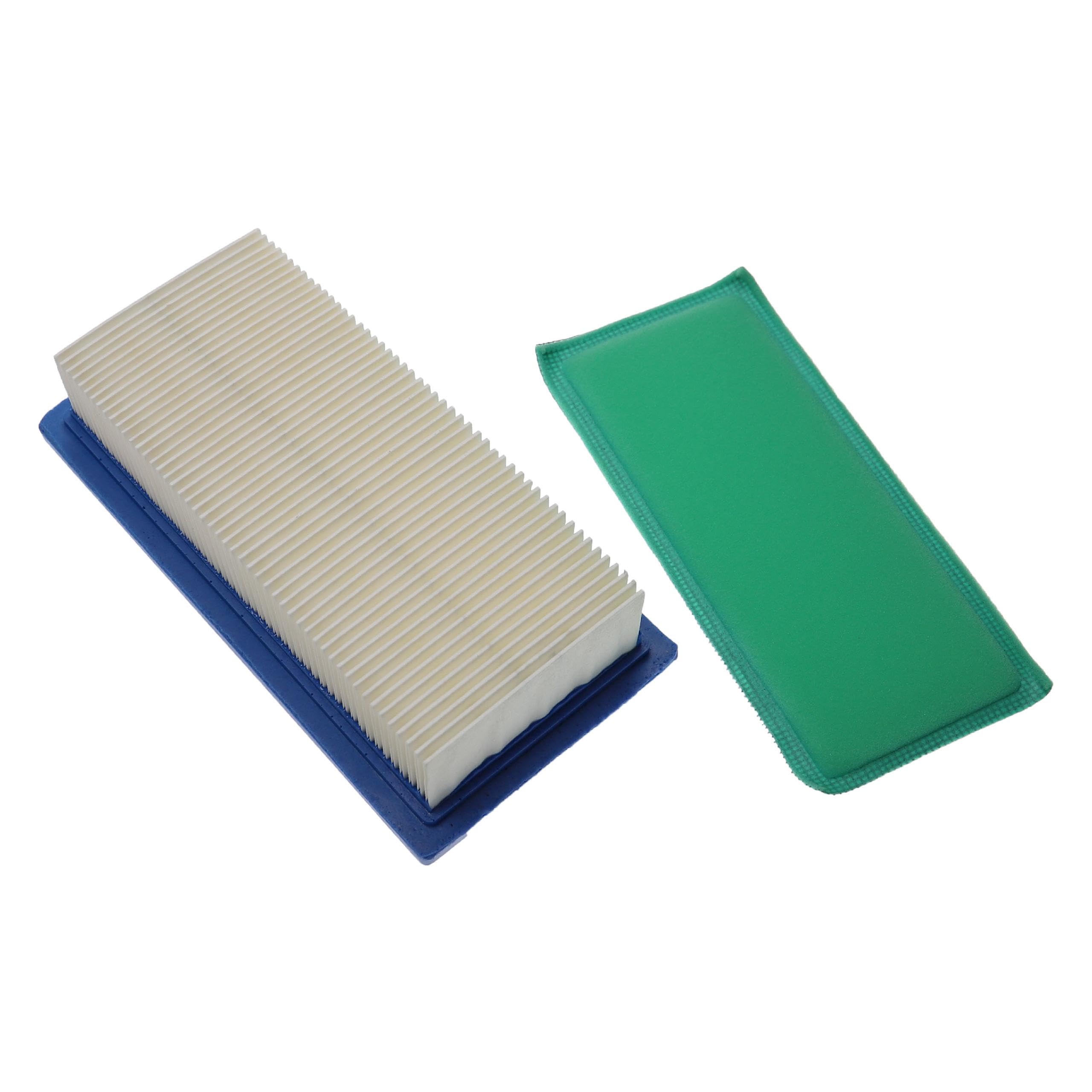 vhbw Filterset (1x papierfilter, 1x schuimfilter) vervanging voor