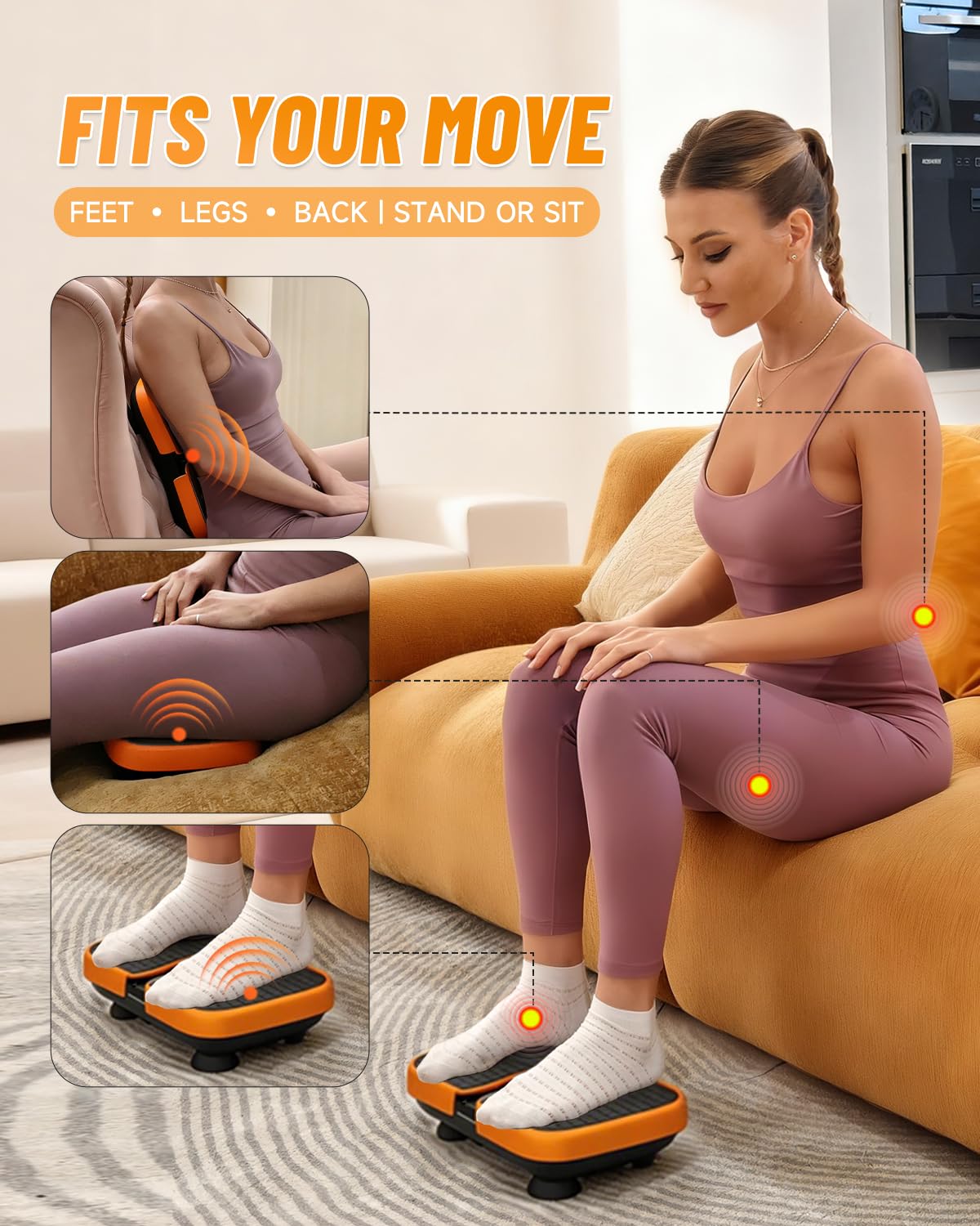 Amazon.com : Mini Vibration Plate Machine – Portable, Wireless