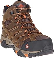 Vista 26 de Merrell Botas de construcción Moab Vertex Mid impermeables con punta compuesta para hombre Arcilla
