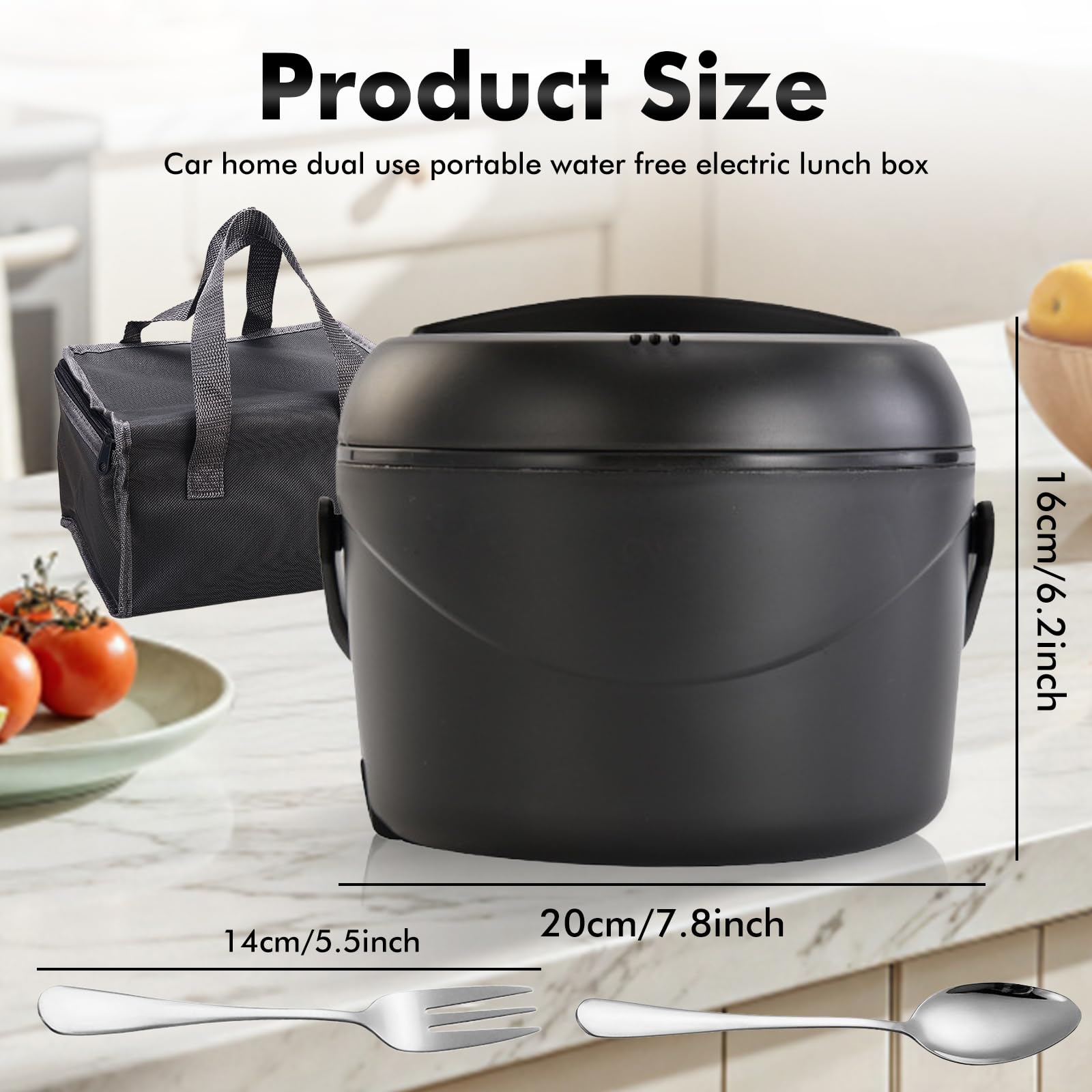 CONTENITORE PER ALIMENTI portatile Lunchbox a doppio strato Contenitore