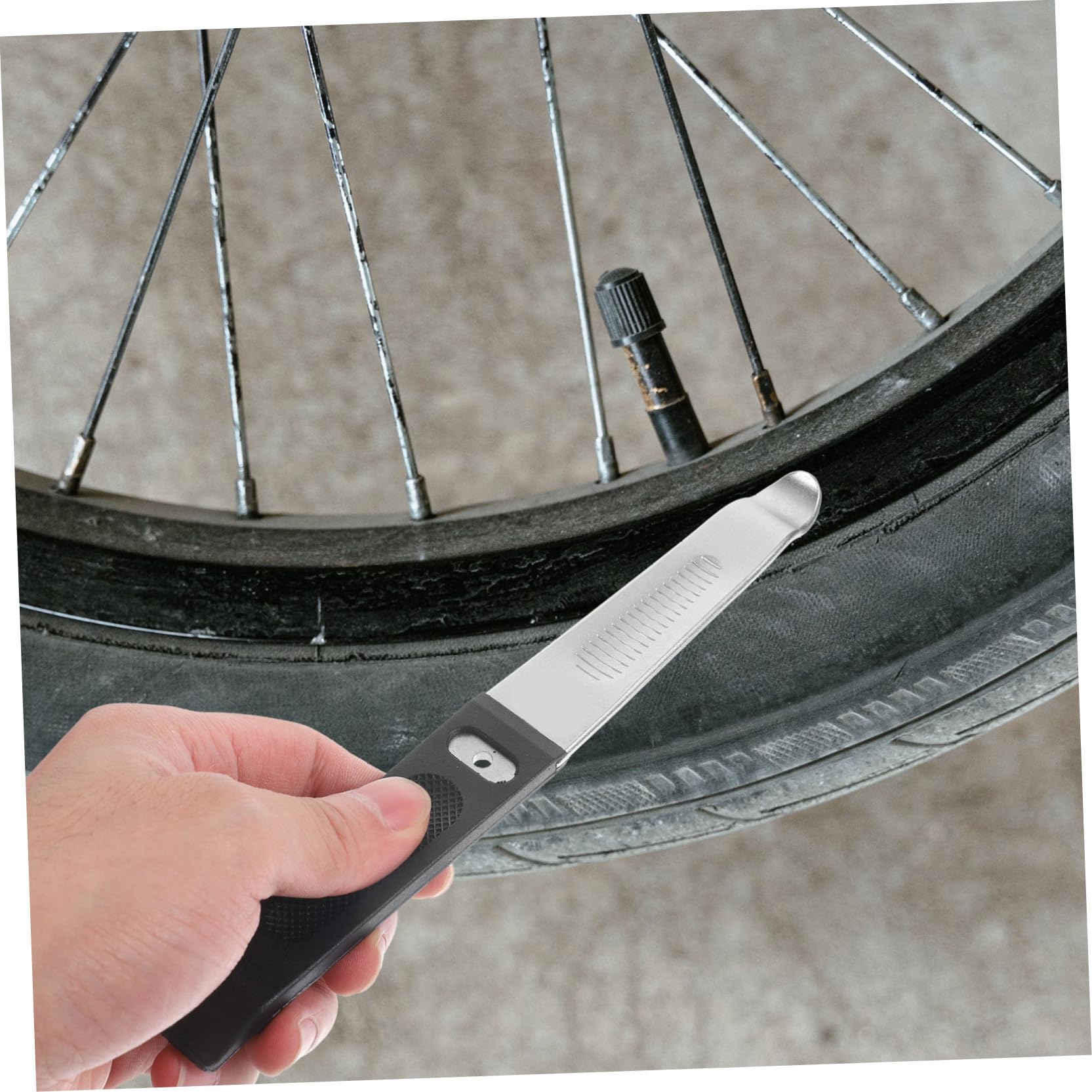 INOOMP 2St Heimtrainer Fahrrad Reparaturwerkzeug für Fahrradreifen Reifenentferner Reifenmontiermaschinen für Fahrräder Reifenheber für Outdoor-Fahrräder Fahrrad Reifenheber Reifenstange