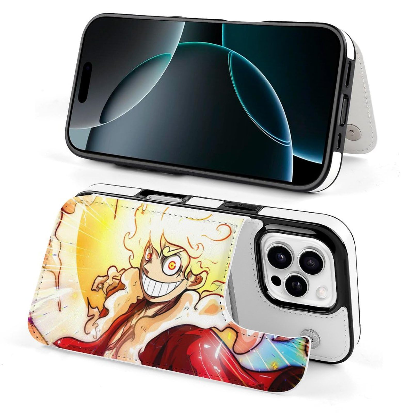 Amazon.co.jp: iPhone 16 ケース 手帳型 ワンピース ルフィ ONE PIECE