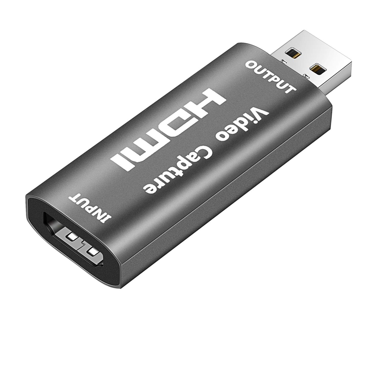 ANNNWZZD Video Capture Cards, HDMI to USB 2.0 HDMI Video Capture Card for Gaming, Streaming, Teaching, Video Conference or Live Broadcasting High Definition 1080p 30fps